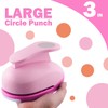 Circle Punch 3 Inch Craft Hole Paper Punch Pink -