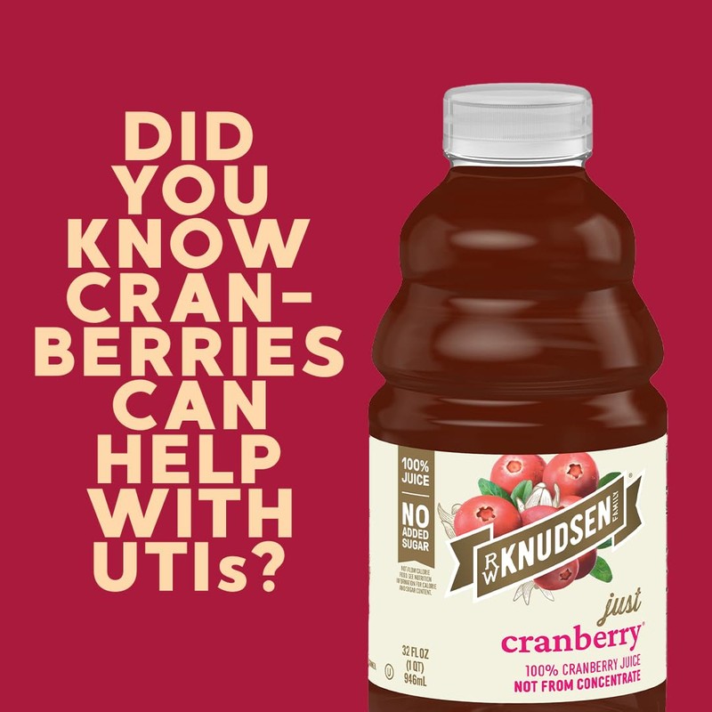 R.W. Knudsen Cranberry Juice Not from Concentrate, 32 fl oz