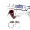 Hconcet 3286499 Red Turbo Oil Drain Hose And 2 Clamps