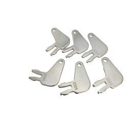 Zuide 6PCS 8398 Heavy Equipment Master Disconnect Key 7N-0718 7N0718 8H-5306 8H5306 for Caterpillar Wheel Skidder 530B 535B 535C 535D 545 545C 545D 555D 525D 528B 508 515 518C 525 525B 525C