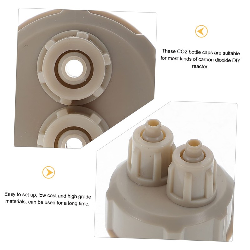 Kisangel 6 Pack Bottle Cap for Co2 Co2 Generator System