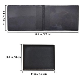 miniues Card Holder, 5 Pack Clear PVC Protector Sleeves for Social Security Card,Insurance Card,Credit Card,Debit Card,Driver's License, New Medicare Card Holder, Card Organizer, Storage Sleeve,