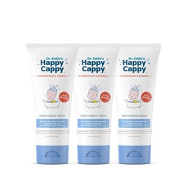 Happy Cappy Dr. Eddie's Pediatrician-Formulated Moisturizing Baby Lotion - Gentle, Paraben Free, Hypoallergenic, Sulfate Free - Soothes Dry Skin, Eczema and Reduces Redness, 6 oz each, 3-Pack