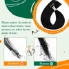 Easyouth Nano Ring Hair Extensions Real Hair Jet Black Individual