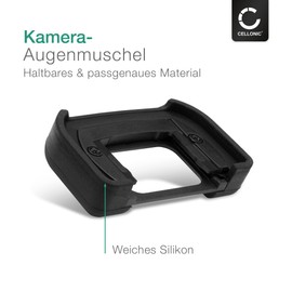 CELLONIC® EP-1 Viewfinder Eyecup: Replacement for Pentax K-70 K-m K100D K10D K110D K200D K20D Eyepiece Shell, Viewfinder Eye Cup Eyepiece Eye Shell Camera View Finder Display Anti-Glare Camera