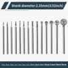 Hanboost 14Pcs Diamond Ball Shape Engraving Burr Set for Rotary