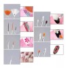 Nail Art Kit 15 Pinceles De Uñas Para Decoración Mano