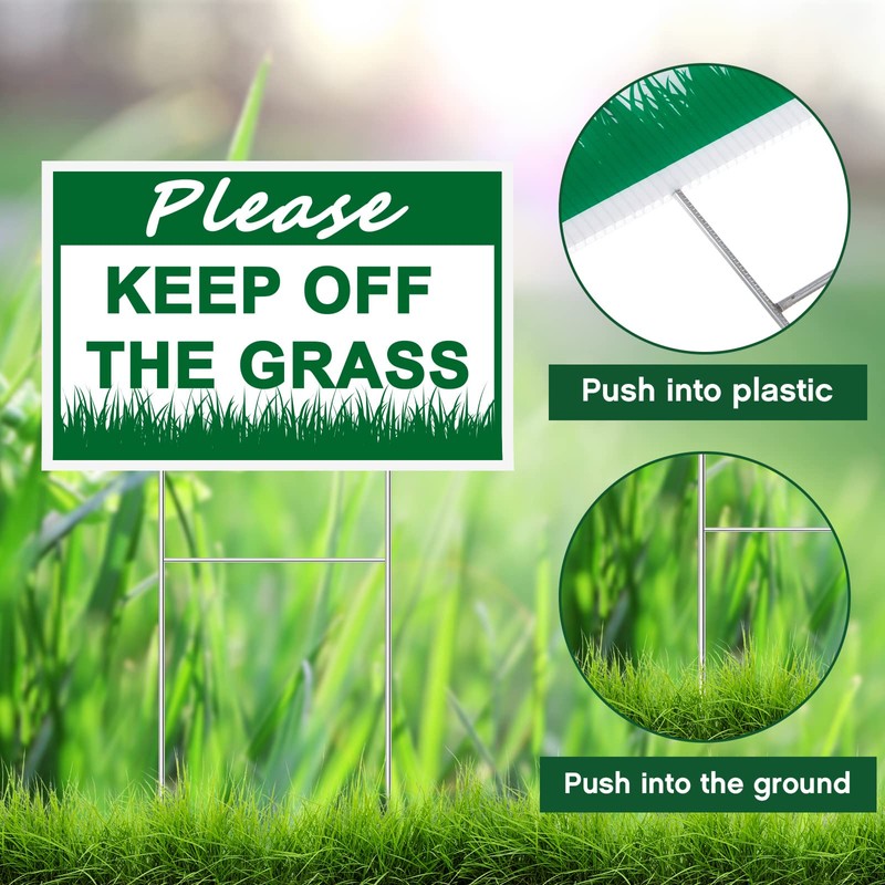 Juexica 2 Pcs 8 x 12 Inch Please Keep off