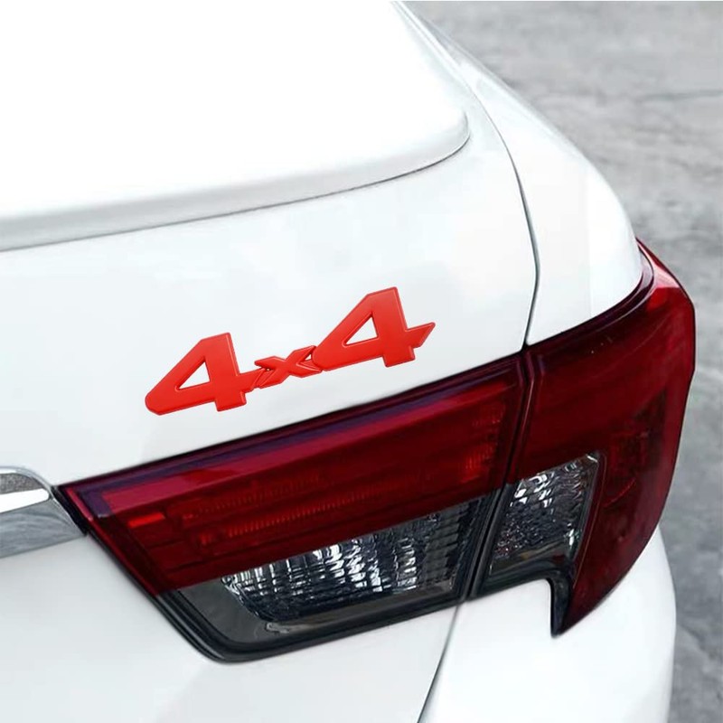 4x4 Emblems Sticker 3D Chrome Car Tuning Sticker Liberty Name