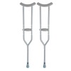 Dynarex Bariatric HD Steel Tall Adult Crutches - 5'10” to