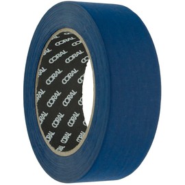 CORAL 71502 Easy Blue Masking Tape for Indoor and Outdoor use 1.5 inch 50M roll