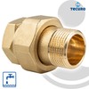 Screw connection IG/AG 0.6 cm to 3.2 cm conical sealing,