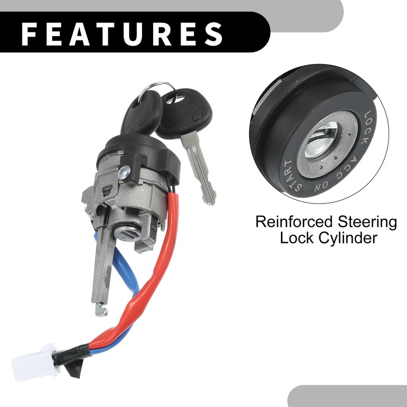 Partuto Ignition Lock Cylinder W/Keys No.81970-3XA00 - Car Ignition Switch