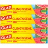 Glad Cling N Seal Plastic Food Wrap, 300 Square Foot
