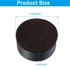 Cionyce Self-Adhesive Furniture Bed Risers, 4 Pcs Round Carbon Steel