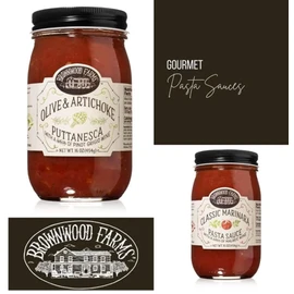 Brownwood Farms Old World Pizza Red Sauce With Malbec Wine, Gluten-Free, From the Great Lakes Region (Pizza Sauce)