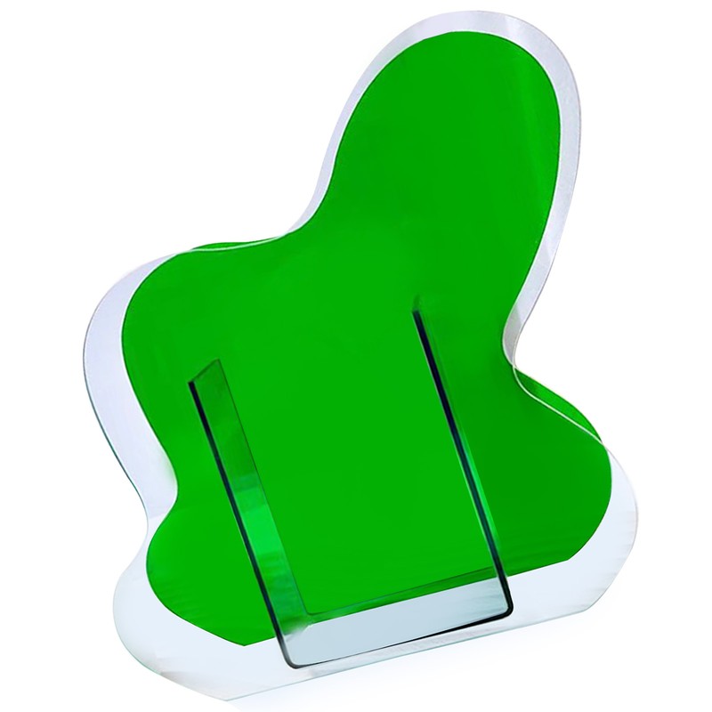 Neon Acrylic Vase Easy To Keep Clean Fashionable Geometric Acrylic