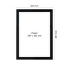 DISPLAY SALES Magnetic Poster Frame Aluminium with Black Mount Elegant