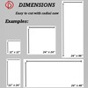24" x 48" (1/8") Foamacell White Foam Board PVC Sheets.