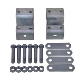 LIBRA 6000lbs 6K Single Trailer Axle Suspension Kit 3000 lbs Leaf Springs & Hanger Kit