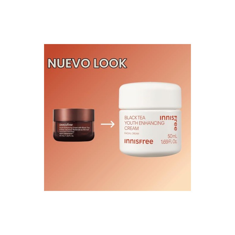 innisfree Youth Enhancing Cream with Black Tea Hyaluronic Acid Face