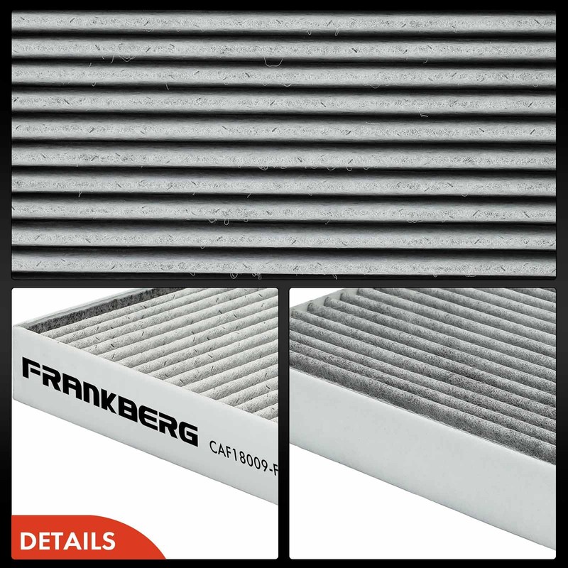 Frankberg 2x Cabin Air Filter Pollen Filter with Activated Carbon