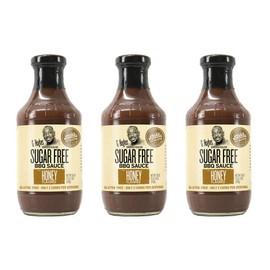 G Hughes Sugar Free Honey BBQ Sauce 18 oz (3 Pack)
