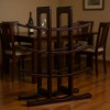 Bamboo Wine Rack 12 Bottle Dark Espresso Modern Design Durable