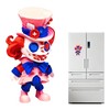 3D Printed Mad Magnetic Clown - Halloween Desk Decoration with
