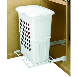 Rev-A-Shelf Pullout w/lid Hampers, White