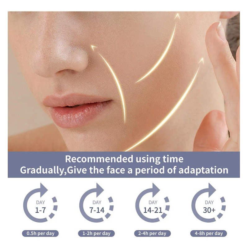 Correa De Barbilla Para Dormir, Estiramiento Facial,