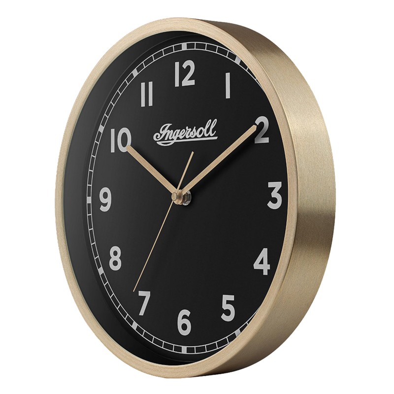 Ingersoll Analogue Wall Clock, Easy To Read, 30cm Diameter in