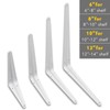 KOOLPUG Shelf Brackets with Screws and Mini Spirit Level, 10