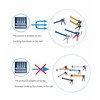 ANZHUO 40pcs ANZHUO Caulking Nozzles for Caulking Gun Tip Tool