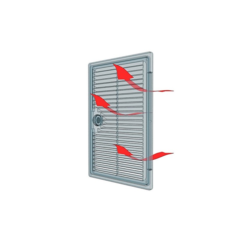 Inspection Flap with Ventilation Grille, Inspection Door, Access Door, Ventilation