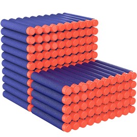Fulushouxi Pack of 150 for Nerf Darts Replacement Darts Foam Ammunition Foam Darts for Nerf Elite 2.0 Blasters, Refill Dart Accessories, Party Favour