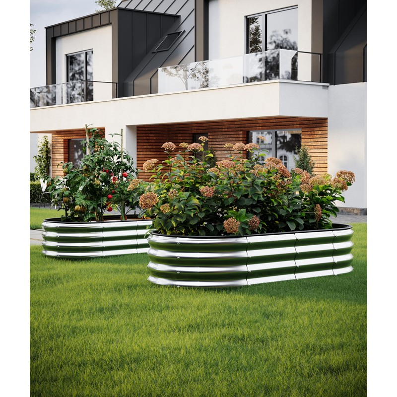 ZFHgarden Raised Garden Bed, 4x2x1ft Raised Beds for Gardening Outdoor