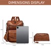 CTTOVIS Backpack Purse for Women Fashion Designer Backpack Ladies Travel