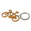 Komonee Bike Gold Metal Key Chain Bicycle Keyring Trail Keychain