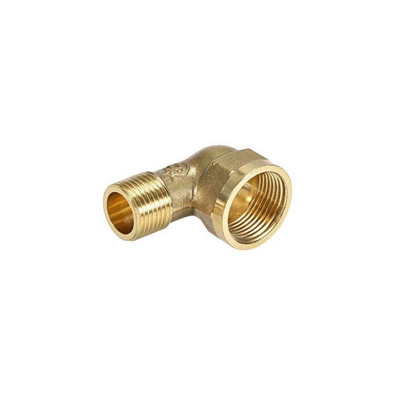 uxcell Brass Pipe Fitting 90 Degree Forged Street Elbow G1/2