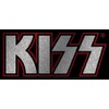 Licenses Products Kiss Logo Glitter Sticker