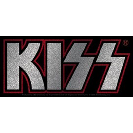 Licenses Products Kiss Logo Glitter Sticker