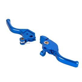 2025 Road Glide 3 Fingers Brake Clutch Lever, CNC Clutch Brake Lever Compatible with 2023-2025 CVO Road Glide, 2024-2025 Harley Touring Road Glide/Road Glide CVO ST (Blue)