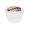 1/4 Pint Pudding Basin and Lid Pack of 4 Plastic