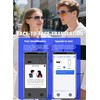 AI Translator Bluetooth Sunglasses Real-Time Language Translation Smart Sun Glasses