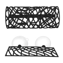 Betta Sleeping Tube, Hollow Tunnel Swim Tube for Betta, Fish Tank Betta Hammock, Space Saving Shrimp Shelter for Resting, Hiding, Exploring