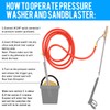 Rdutuok Pressure Washer Sandblasting Kit,Sand blaster for pressure washer with