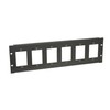 Lowell Manufacturing SG6P-3 3U Punched Rack Mount Panel for 1-Gang