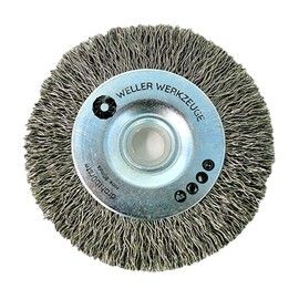 WELLERWERKZEUGE Wire Brush Cleaning Disc Compatible with Bosch GWS 10.8 12V 76 Accessories Steel Stainless Steel Wood Sanding Discs