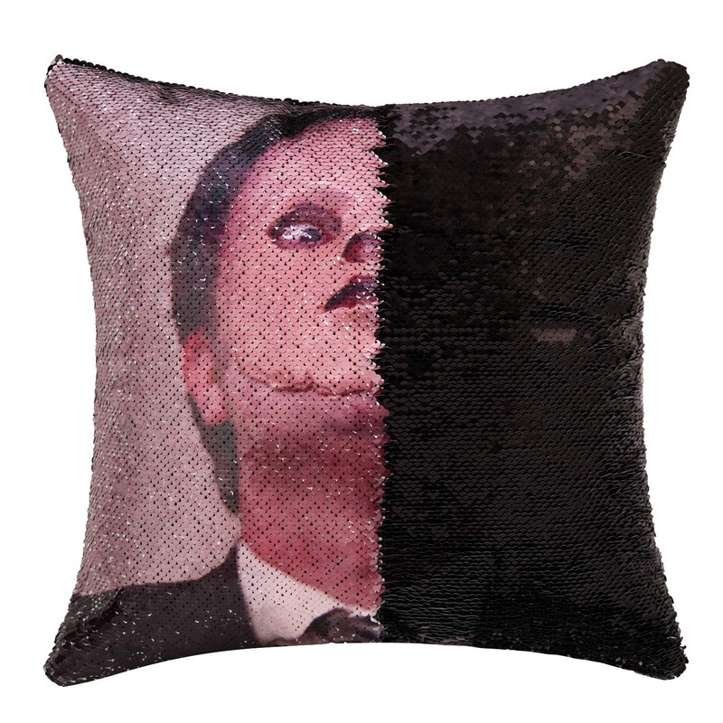The Office Merchandise Dwight Schrute Throw Pillow Cover Sequin Magic